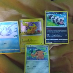 Pokemon Cards There's 4 Of Them 