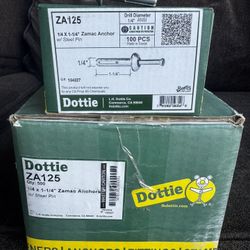 L.H. Dottie ZA125 Zamac Anchors, 500 pack