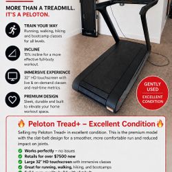 Peloton Tread+ Plus Treadmill ($7500+ Retail)