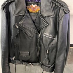 Harley Davidson Women's Leather Biker Jacket