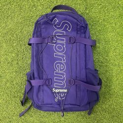 Supreme Purple Backpack Lightly Used