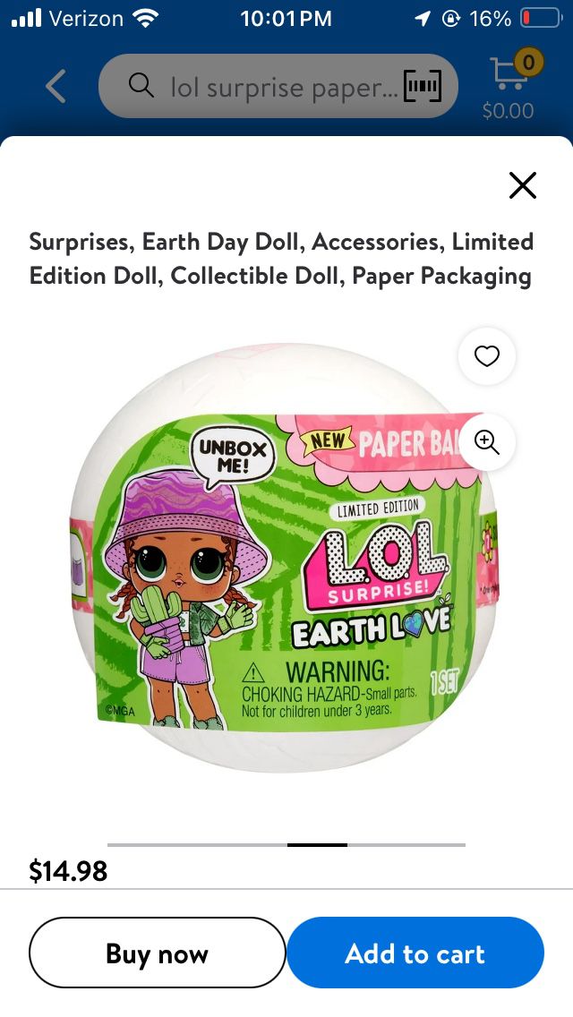 LOL Surprise Earth Love Doll Ball