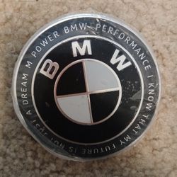 BMW 82mm Hood Emblem Brand New 