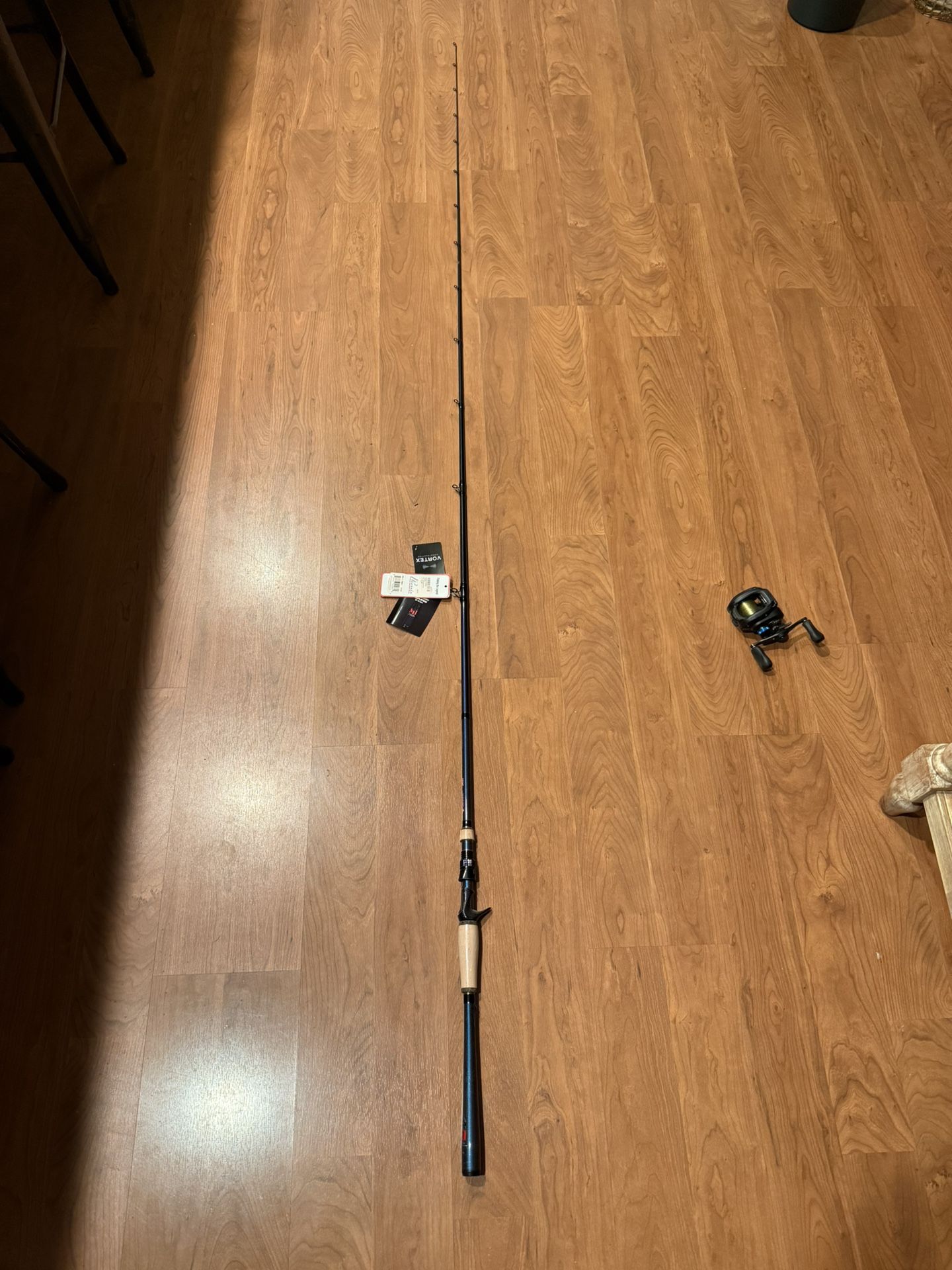 Brand New Phenix Vortex m1 Rod And Used One Time Shimano 150Hg Casting Rod Reel