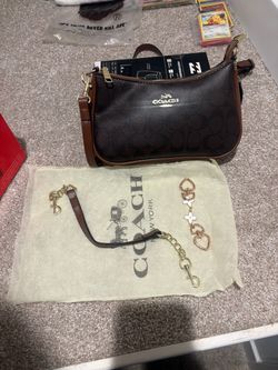 Coach Signature Crossbody Bag with Dust Bag