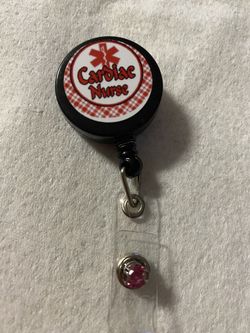 Cardiac nurse badge reel