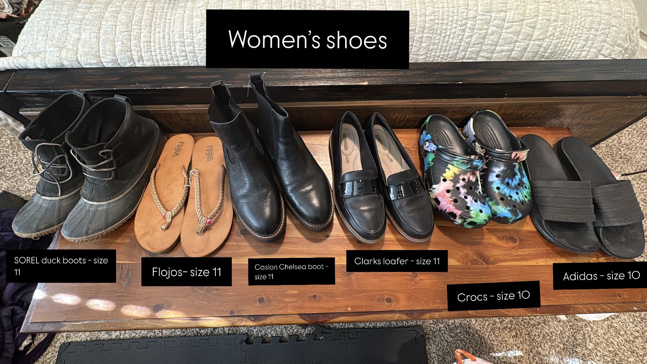 Women’s Shoes - Mostly Size 11
