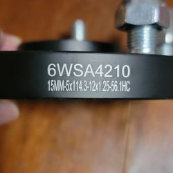 1/2" 4pcs-Wheel Spacers 15MM-114.3 OBO