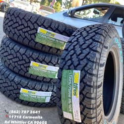 225/75/16 TBB LT A/T Set of Tires Installed and Balanced Set de Llantas Nuevas Instaladas y Balanceadas