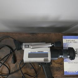 Everex Hitachi Denish Portable Color Video Camera