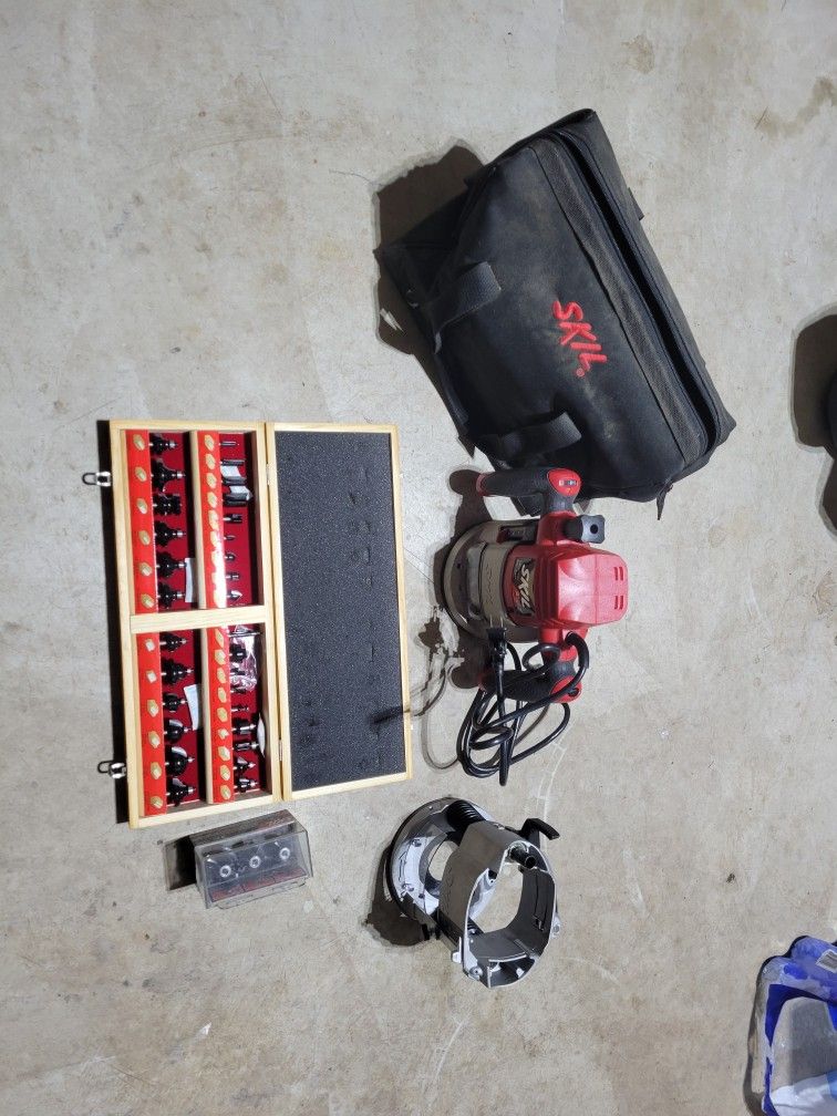 Skil Router And Bit Set