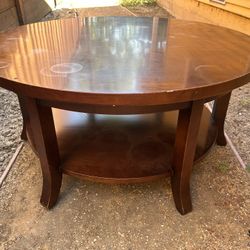 Crate And Barrel Solid Wood Coffee table 