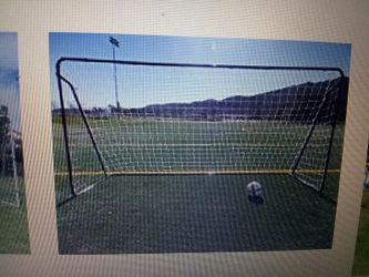 Soccer goal with net 12 feet by 6 feet