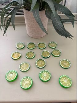 Set of Lime Faux - Green