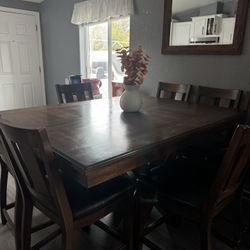 Dinner Table & Tv Chimney