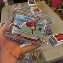 2025 Topps Holiday Geraldo Perdomo #H93 Grey Glitter1