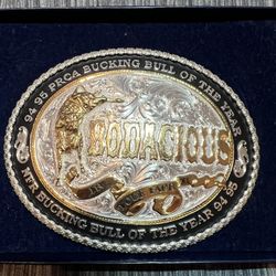 Montana Silversmith Silver 94/95 PRCA Bodacious Large Cowboy Belt Buckle NEW IN BOX