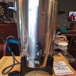 36 Cup Party Percolator in box like new