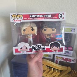 Katayanagi Twins Funko Pop! Scott Pilgrim! Damaged