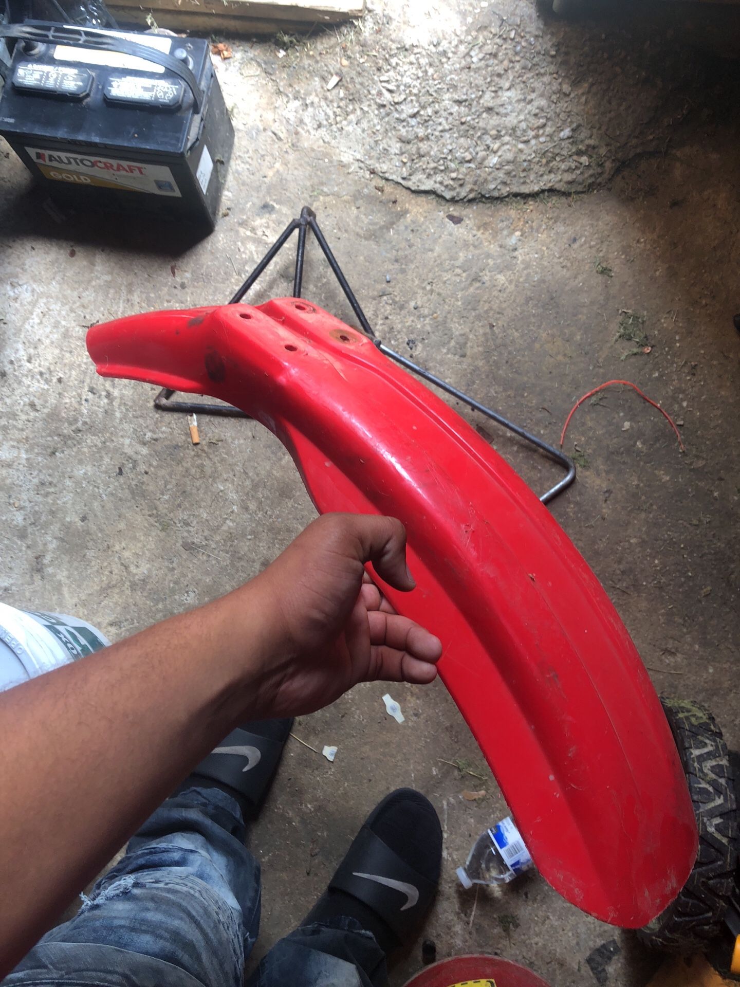 Cr85 front fender
