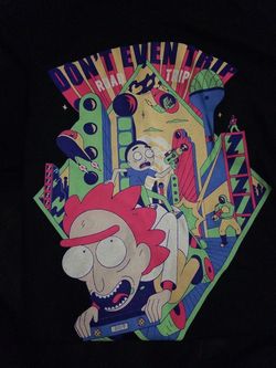 Rick and Morty Rickmobile 2019 Tour Exclusive shirt - Don't Even Trip XL