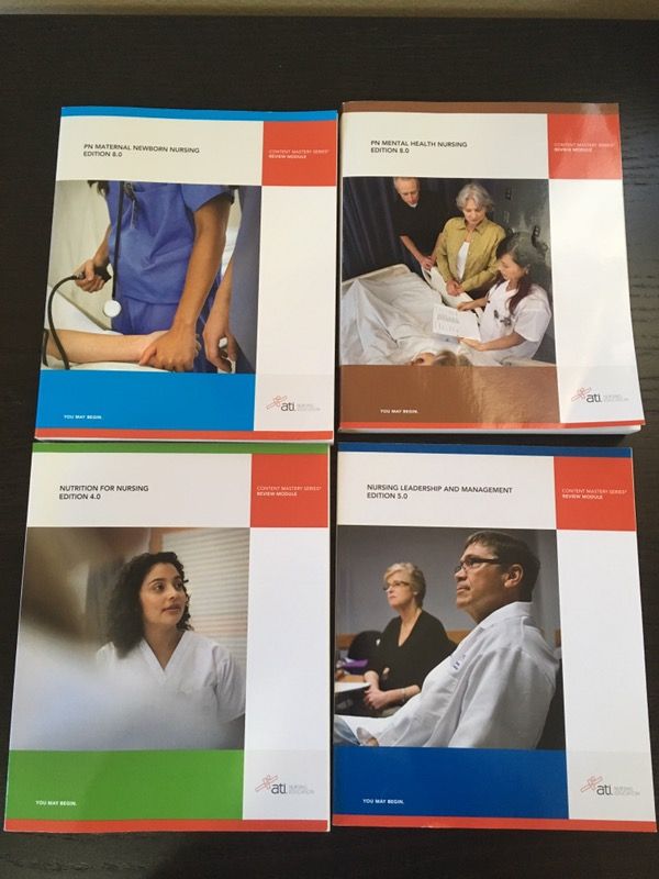 Nursing books LVN/PN ATI modules for Sale in Highland, CA OfferUp