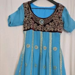 Baby Blue Party Dress