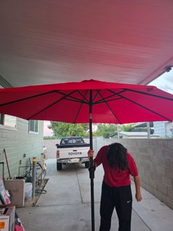 New hampton bay outdoor patio umbrella