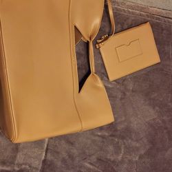 Bebe faux leather handbag with pouch