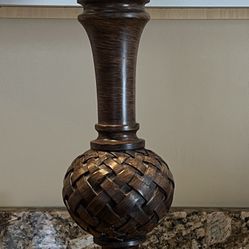 Candlestick Holder With Candle