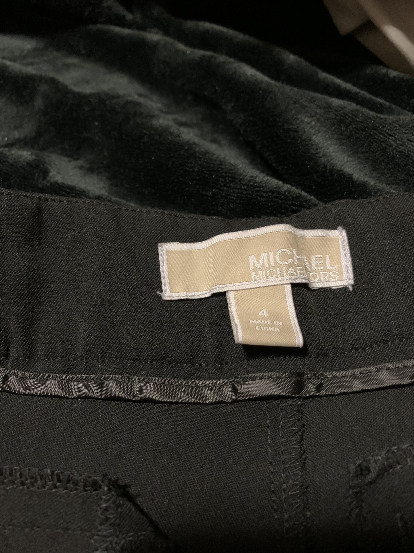 Black womens Michael Kors slacks size 4