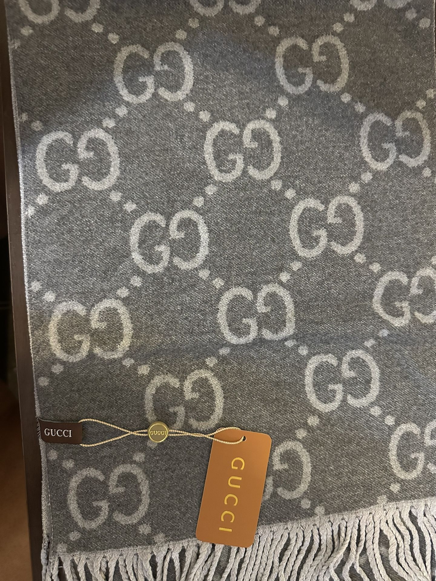 Over Sized Grey Scarf