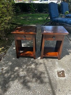 Craftsman style nightstands for sale
