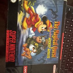 The magical quest of Mickey Mouse snes