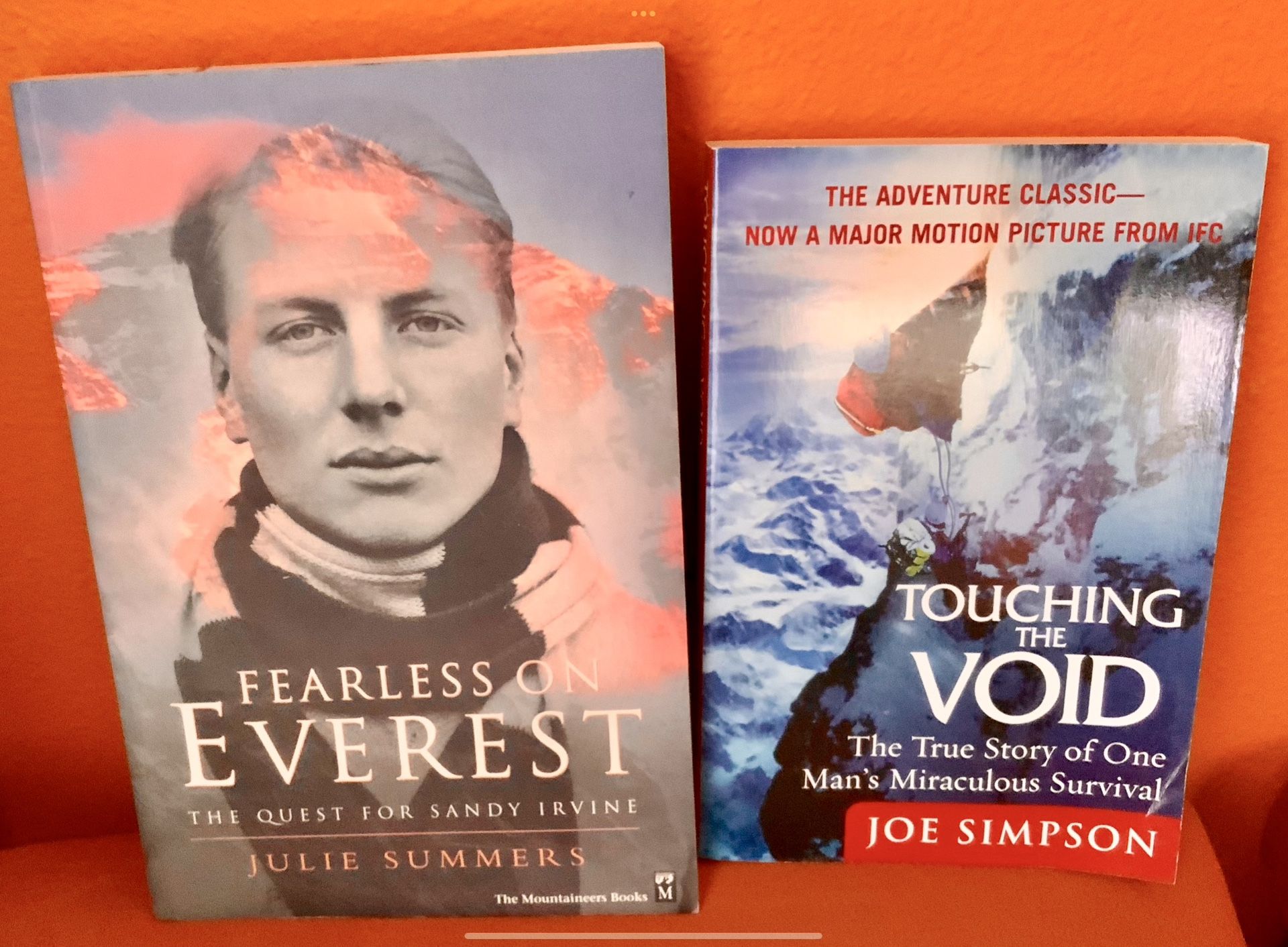 FEARLESS ON EVEREST / TOUCHING THE VOID (BIOGRAPHY BOOKS)