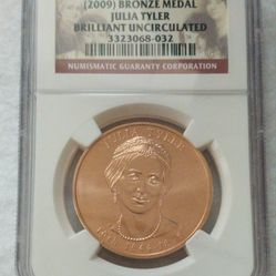 2009 Bronze Medal Julia Tyler NGC Certified BU