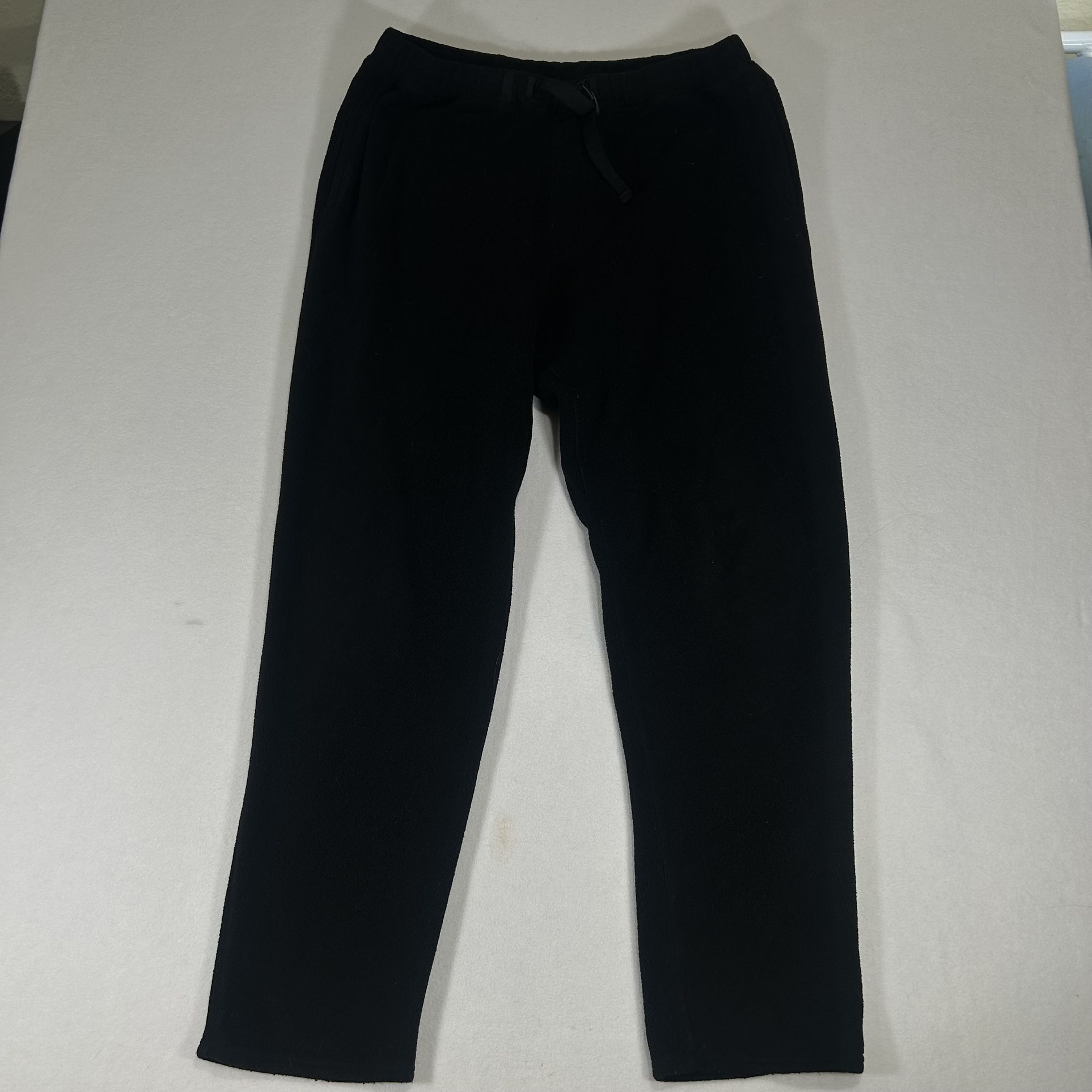 Rare Patagonia Synchilla Fleece Snap T Belted Pants Mens XL Black Discontinued