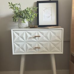 Midcentury Nightstands Set Of 2 - White $100 Both 