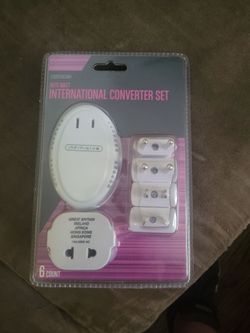 6 pc. Brand new International Converter Set
