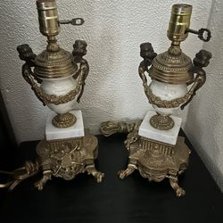 Antique Gold Lamps