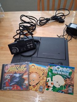 Turbo Duo videogame console with games