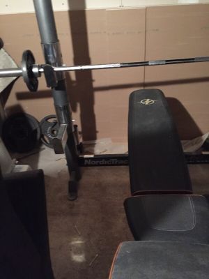Nordictrack Bench E6900 Competition Series With 300 Lbs Of Olympic