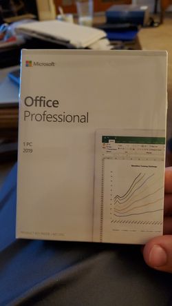 Office Professional 2019 new in box never opened