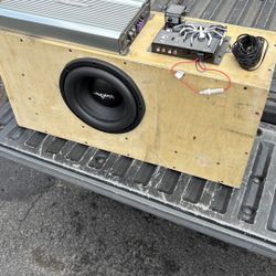 10in Subwoofer,Amp And Epicenter 
