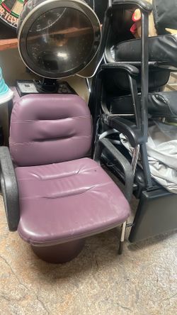 Shampoo chair and hair dryer chair