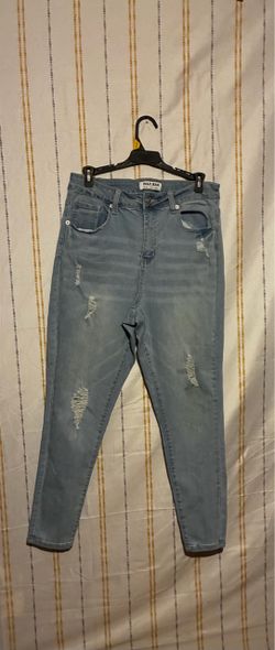 Wax Jean Light Wash Distressed Jeans