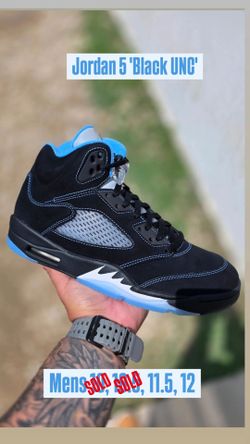 Jordan 5 'Blk University Blue'