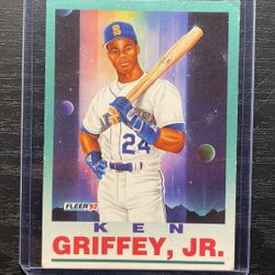 1992 Fleer Ken Griffey Jr. Baseball Card #709