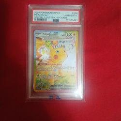 Psa Authentic Pikachu