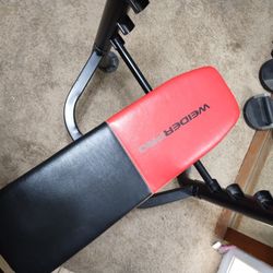 Weider Pro Bench  No Weights Included.